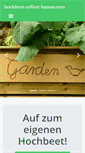 Mobile Screenshot of hochbeet-selber-bauen.com